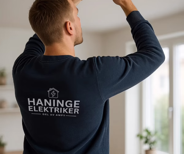 Elektriker i Haninge installerar belysning