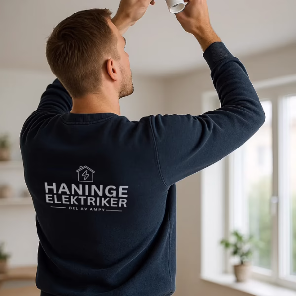 Elektriker i Haninge installerar belysning