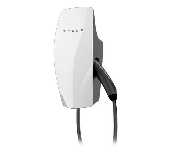 Tesla Wall Connector 6 tesla side box profile